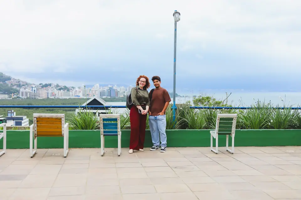 The terrace